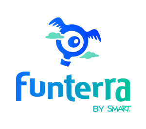 Funterra by SMART logo emphasizing teacher-approved educational content through videos and games for kids.